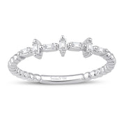 0.16 ct. Pırlanta Baget Yüzük