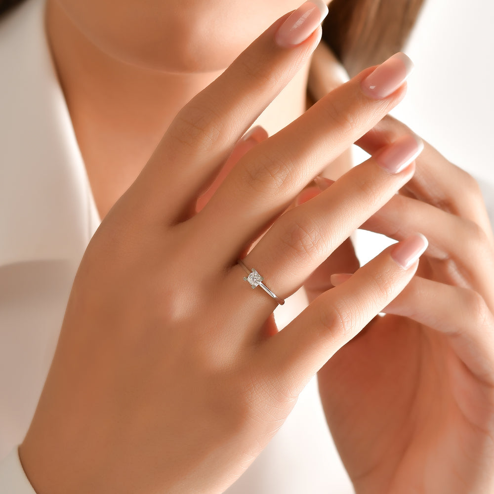 0.20 ct. Pırlanta Tektaş Yüzük