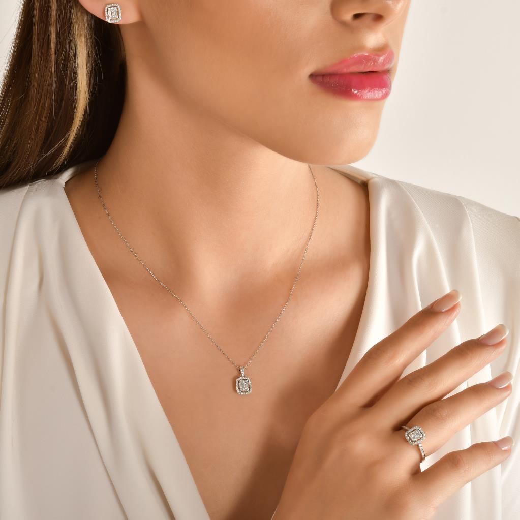 0.27 ct. Pırlanta Baget Yüzük