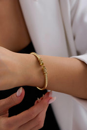 Cetaş Altın Twist Kelepçe