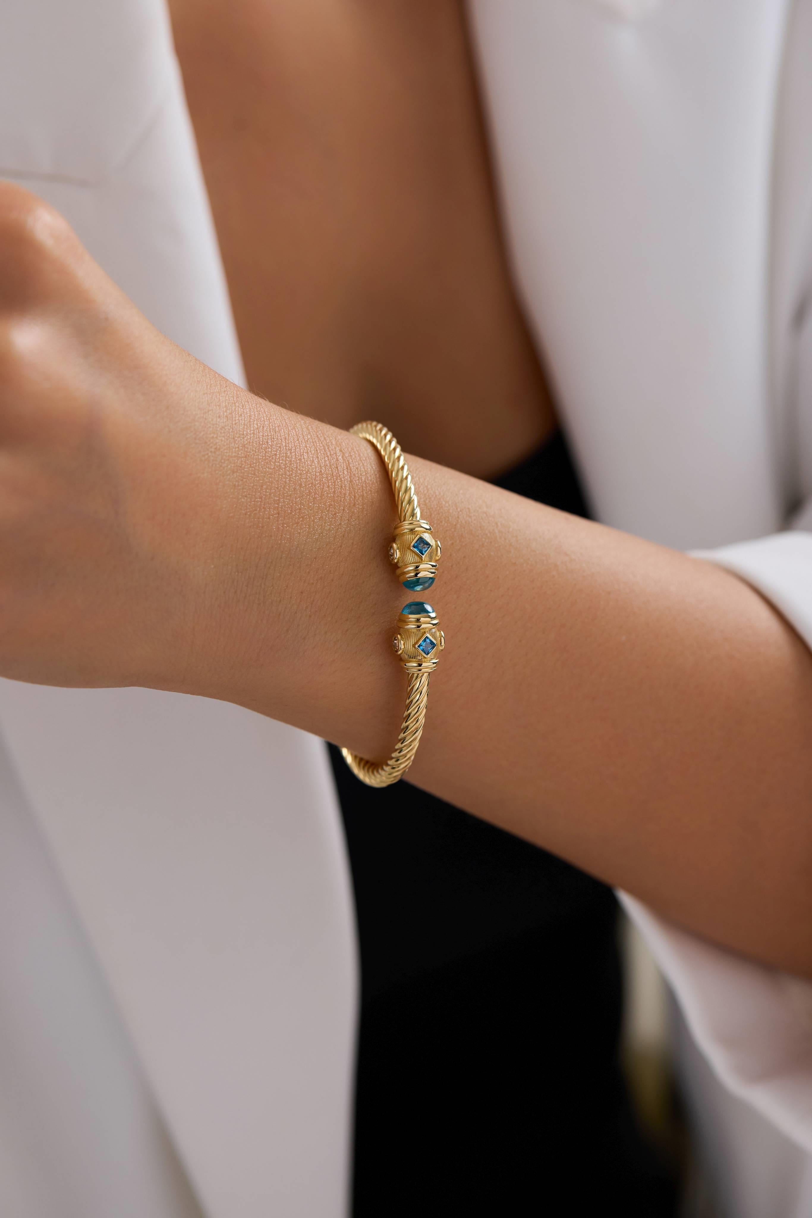 Cetaş Altın Twist Kelepçe