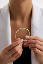 Cetaş Altın Twist Kelepçe