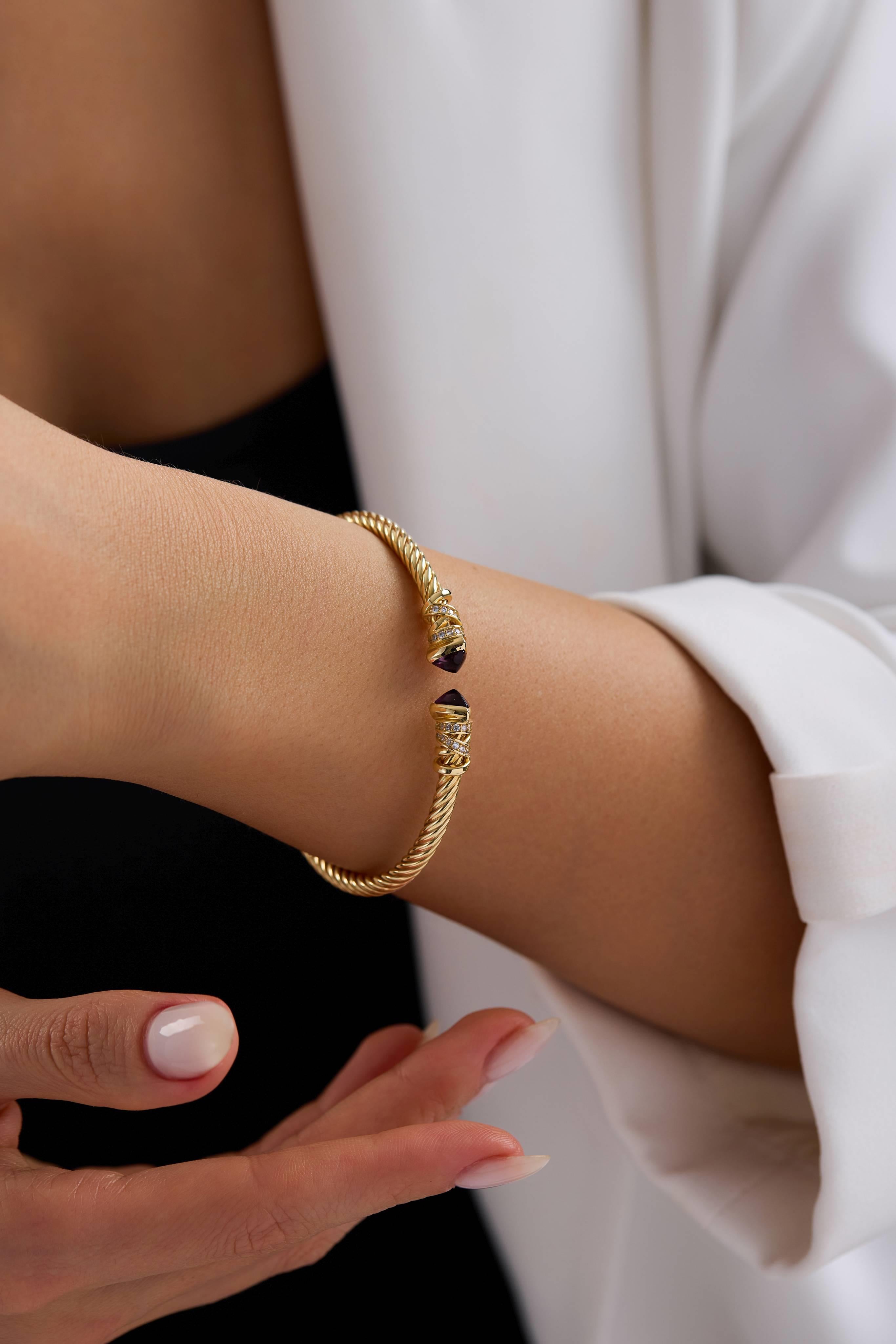 Cetaş Altın Twist Kelepçe