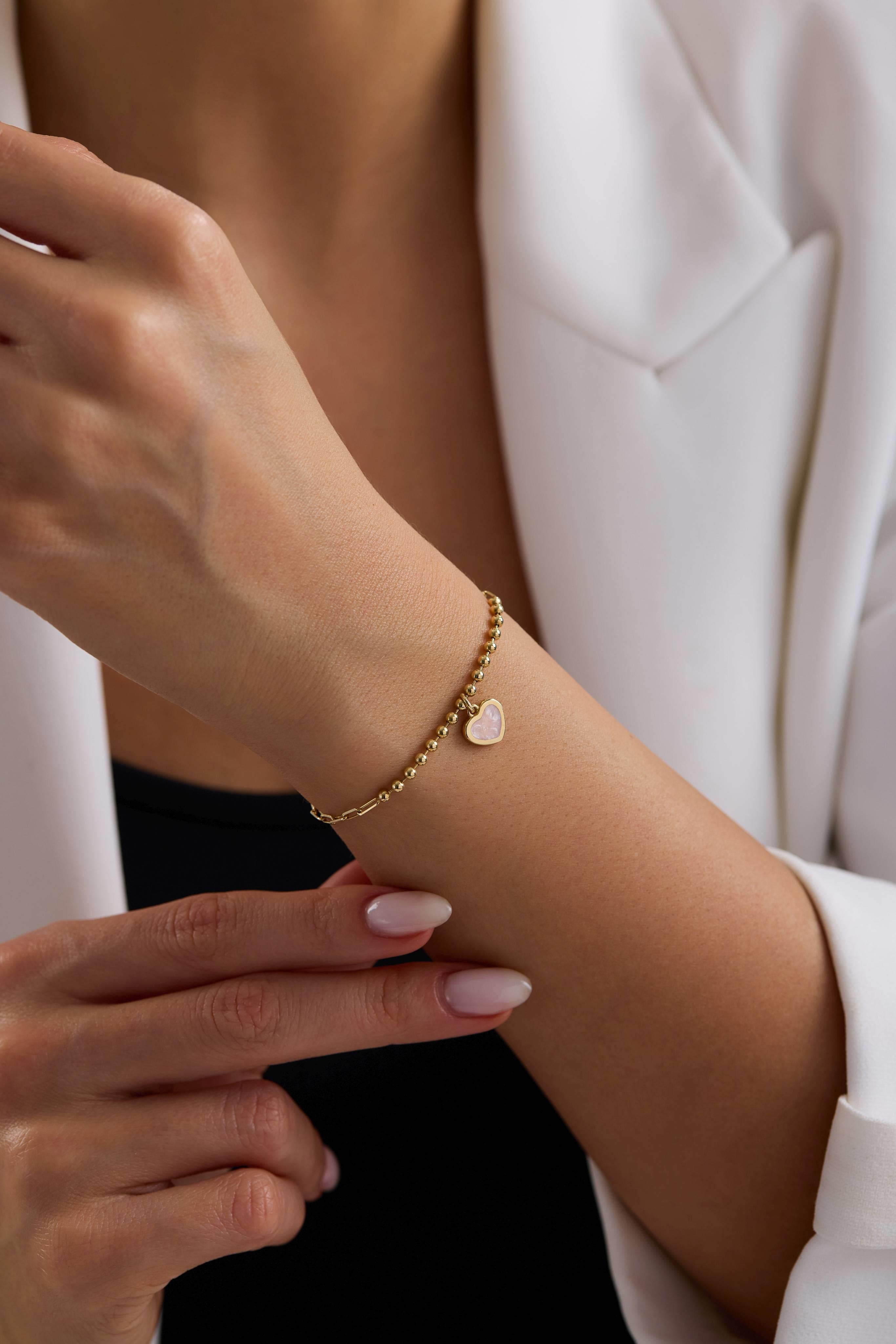 Cetaş Sedef Altın Bileklik