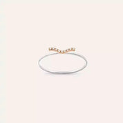 Crimp 0.03 CT Pırlanta Taşlı Beyaz Altın Yüzük