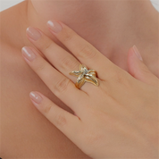Deniz Yıldızı Altın Yüzük