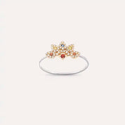 Sparkle  0.25 CT Multicolor Safir ve Pırlanta Taşlı Yüzük