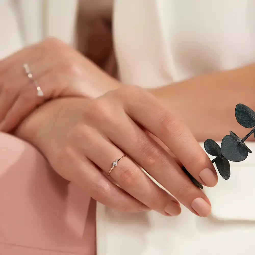 Bolt 0.05 CT Pırlanta Taşlı Yüzük