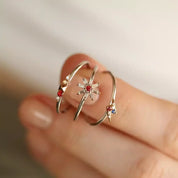 Bolt 0.06 CT Multicolor Safir ve Pırlanta Taşlı Yüzük