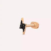 Bolt  Rose Pırlanta Taşlı Piercing