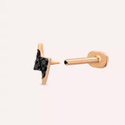 Bolt  Rose Pırlanta Taşlı Piercing