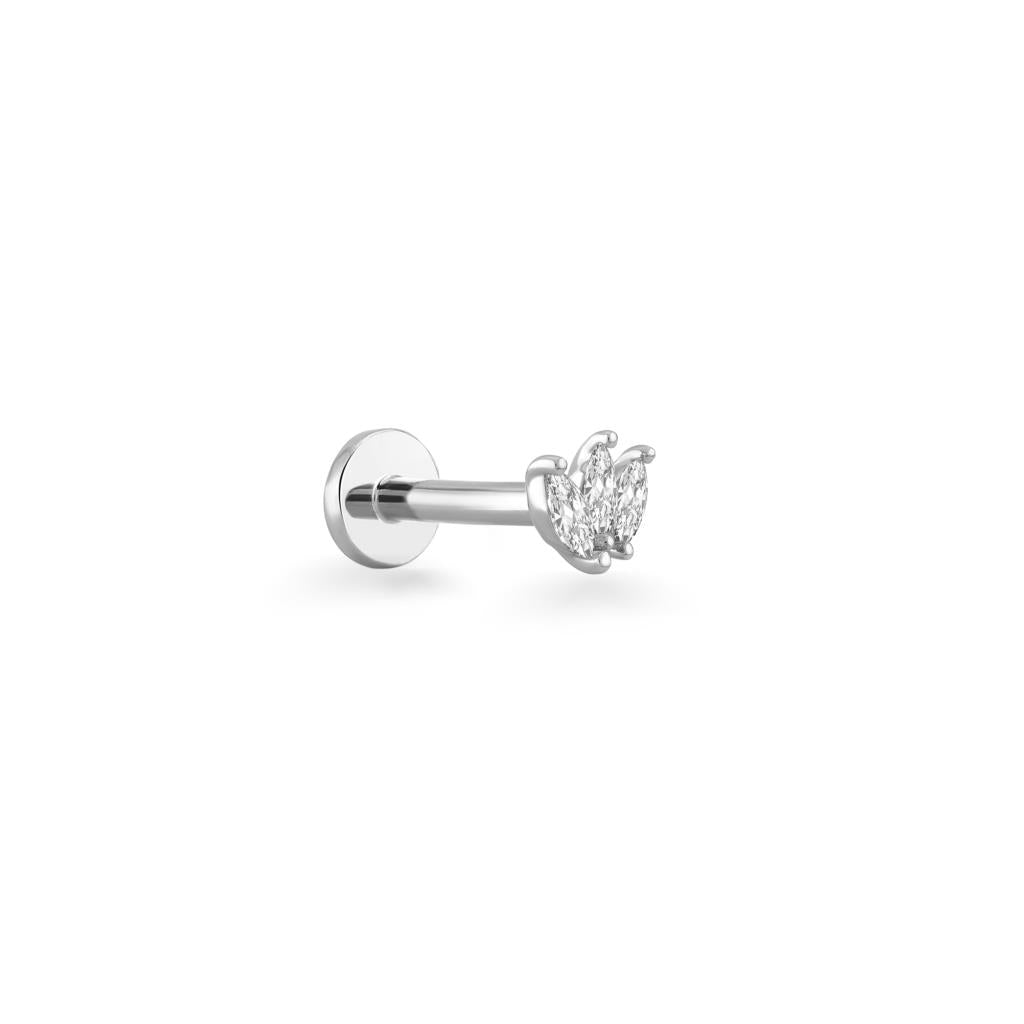 3 Sıra Markiz Pırlanta Piercing