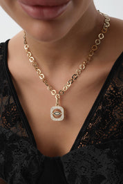 Gece Gündüz Altın Kolye Ucu