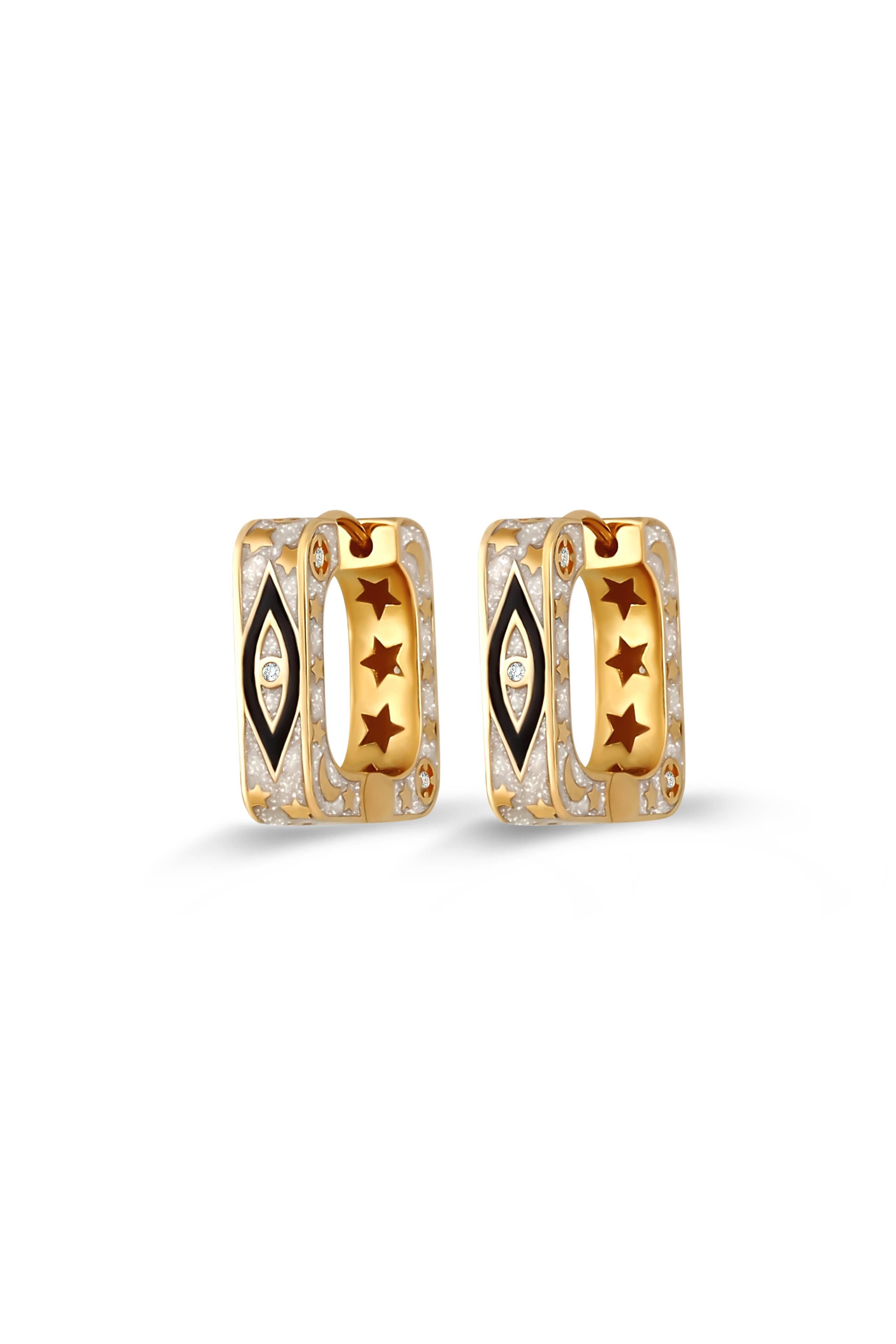 Gece Gündüz Altın Küpe