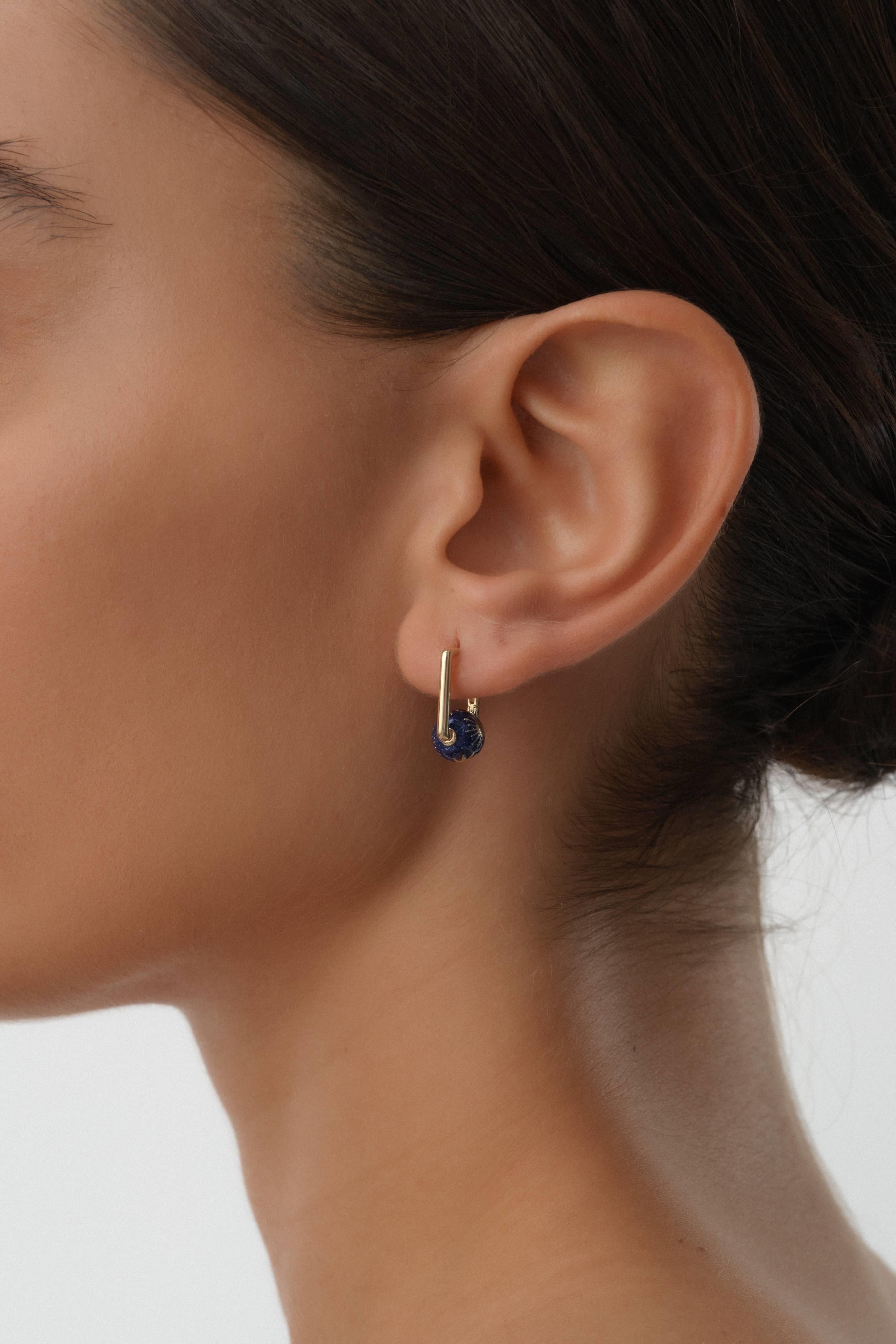 Gece Gündüz Altın Küpe