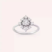 Hake 0.77 CT Pırlanta Taşlı Beyaz Altın Yüzük