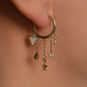 Halka Sallantılı Piercing