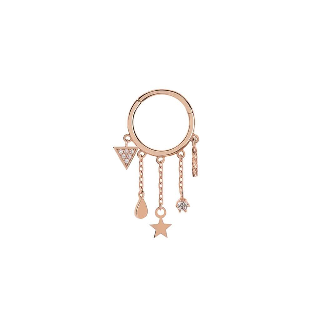 Halka Sallantılı Piercing