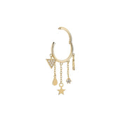 Halka Sallantılı Piercing