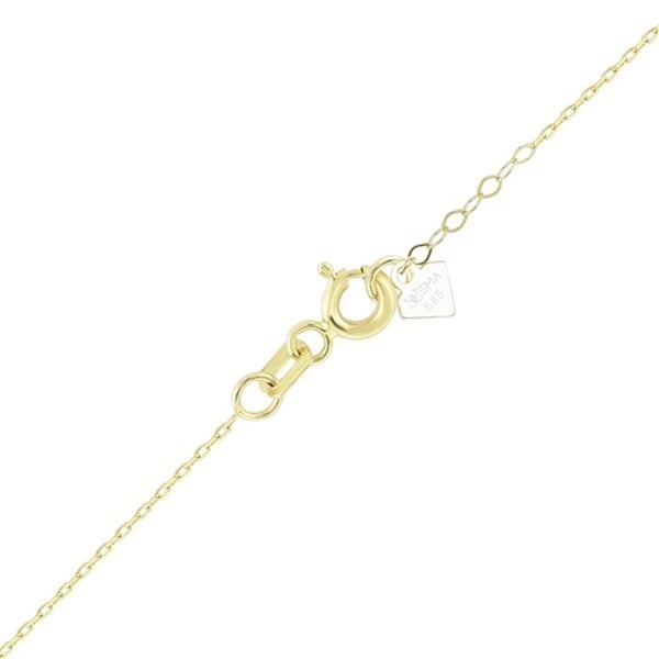 Siyah Harf Altın Kolye