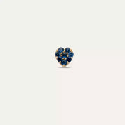 Cherie Blue Safir Taşlı Mini Tek Küpe