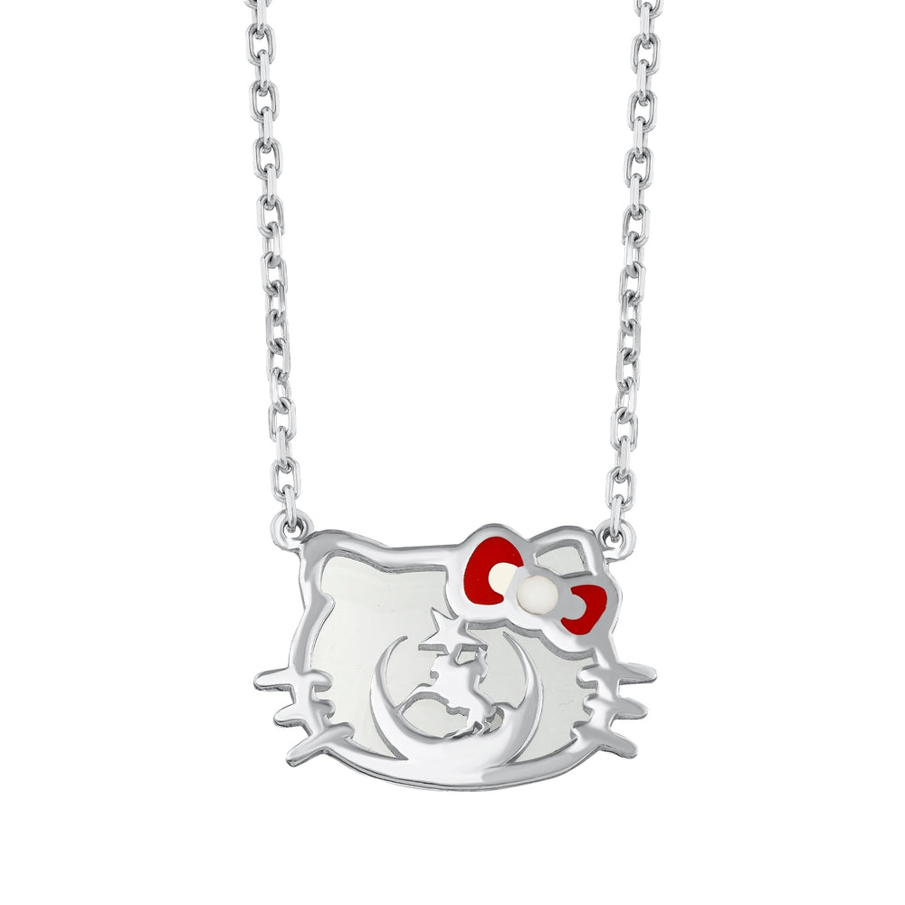 Hello Kitty 100. Yıl  Gümüş Kolye GKL0005