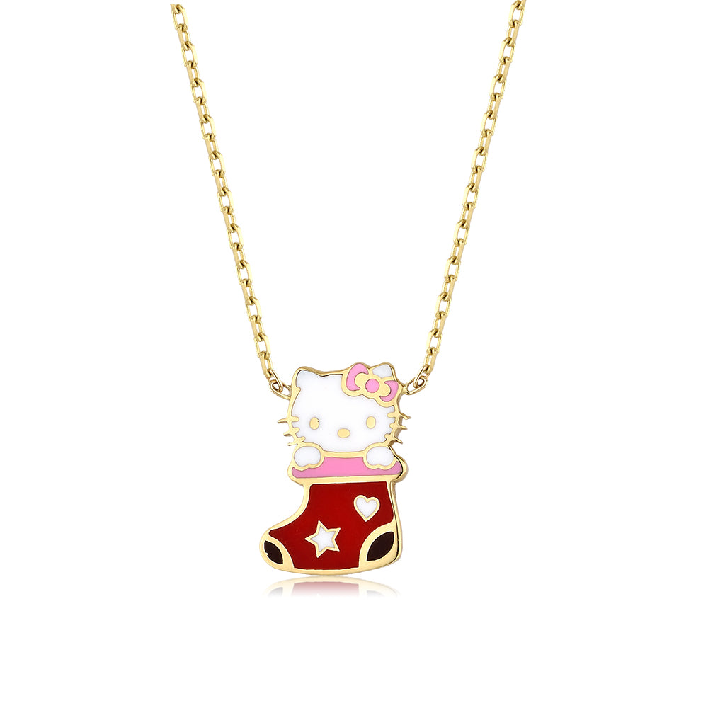 Hello Kitty Altın Kolye KL2172