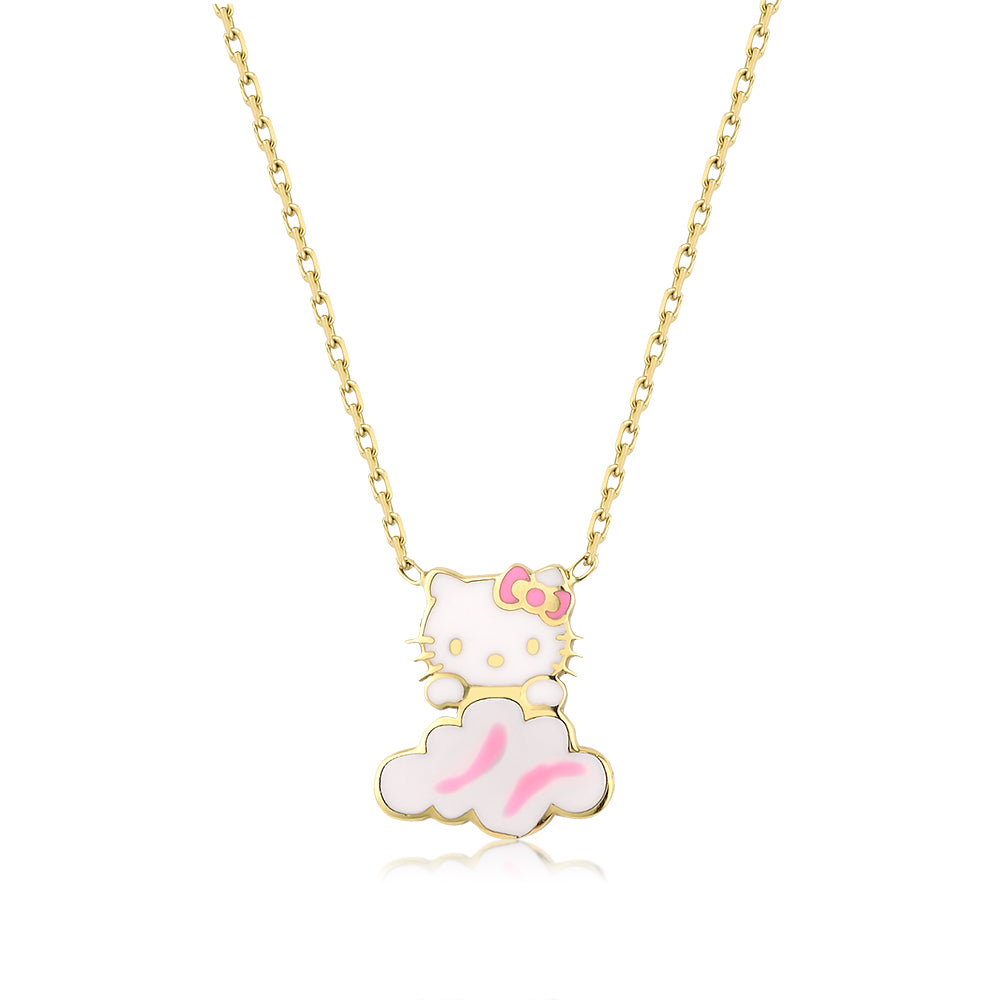 Hello Kitty Altın Kolye KL2174A