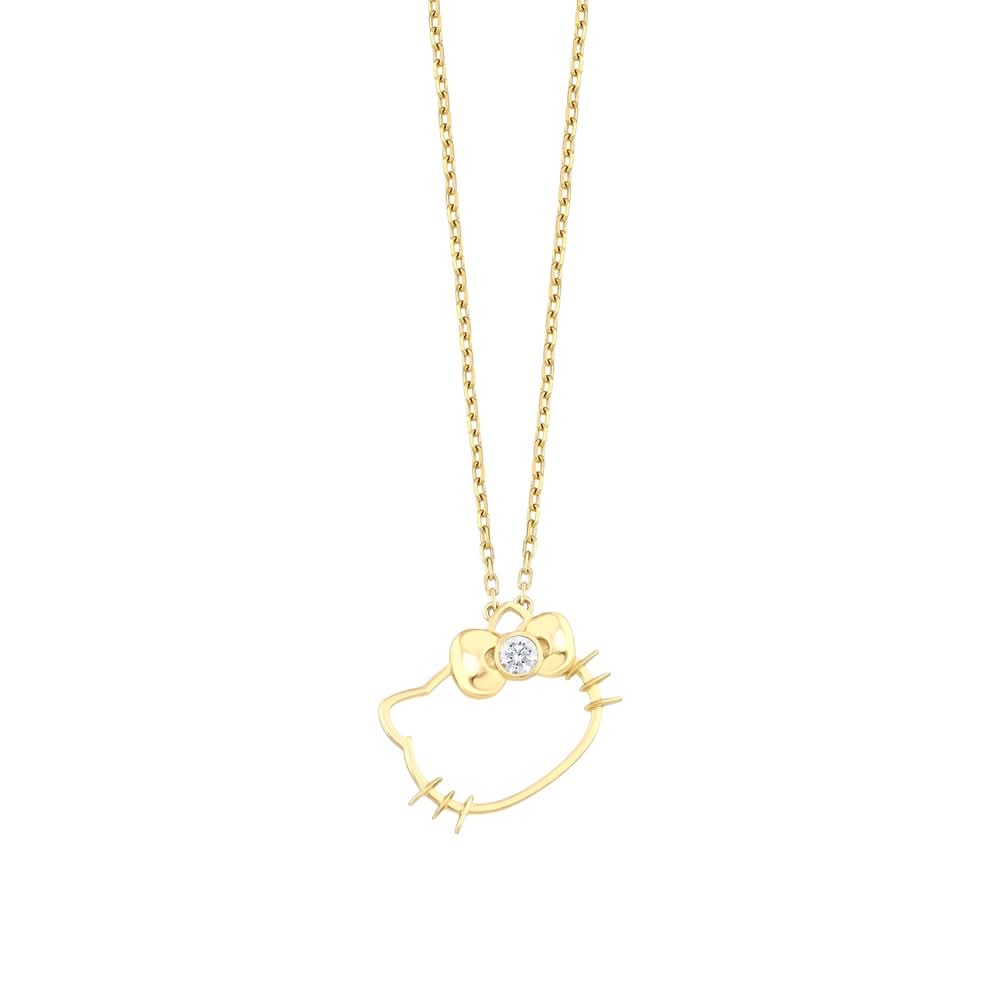 Hello Kitty Altın Kolye KL2577A