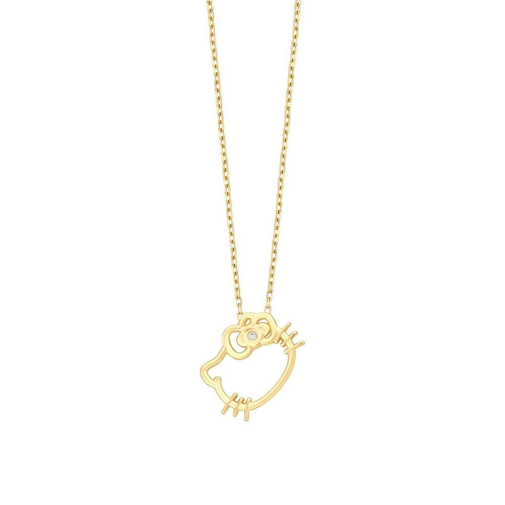 Hello Kitty Altın Kolye KL2593A