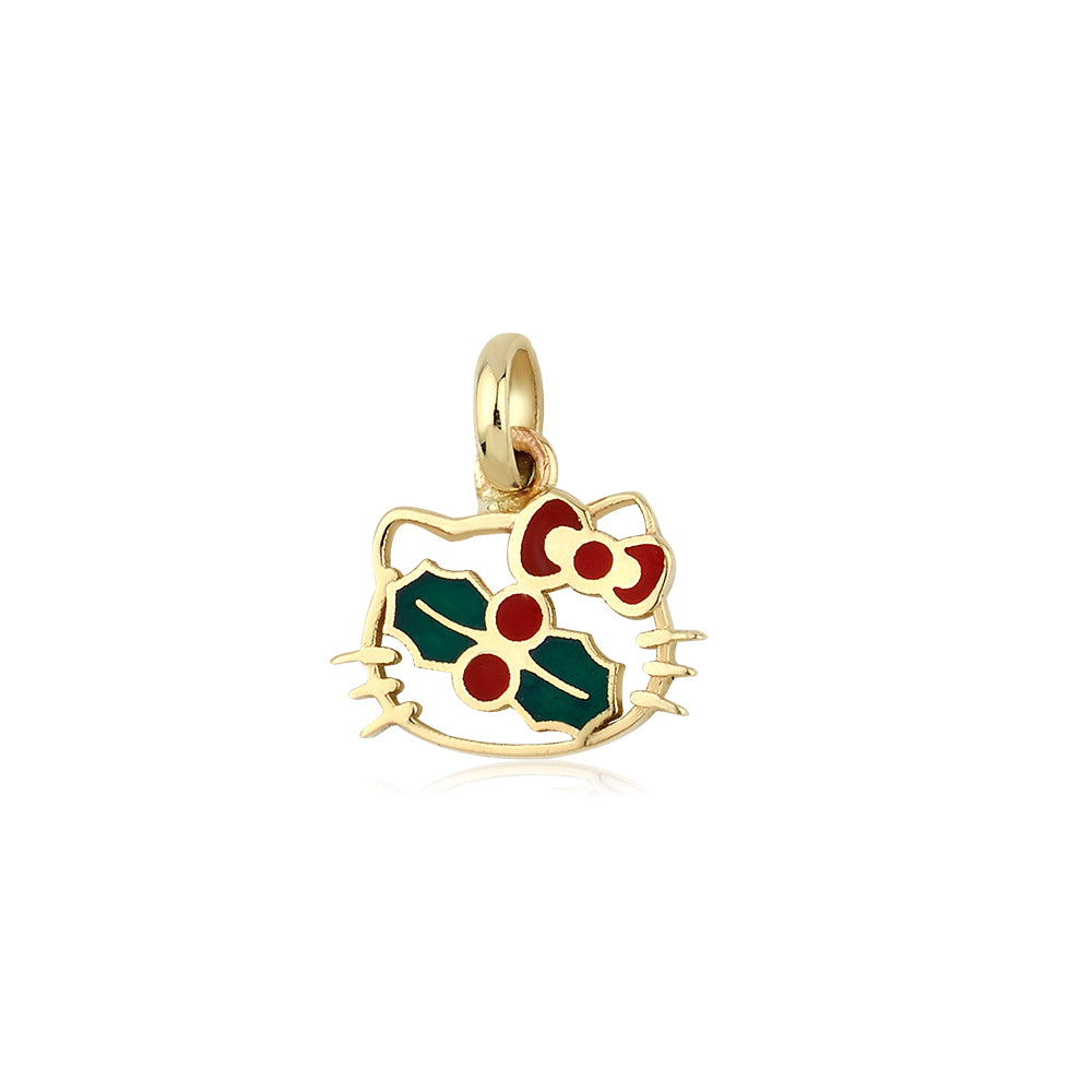 Hello Kitty Altın Kolye Ucu KU2301B