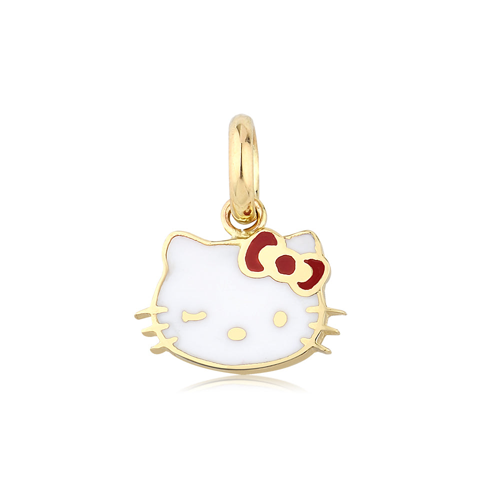 Hello Kitty Altın Kolye Ucu KU2431