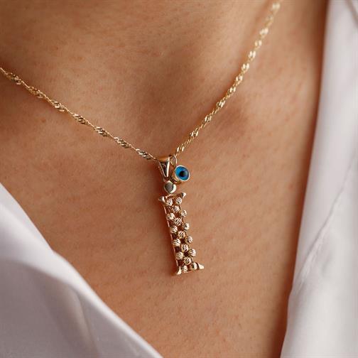 İ Harf Altın Kolye