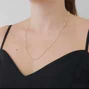 İnci Top Top Altın Kolye