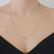 İnci Top Top Altın Kolye