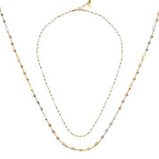 Kalemli Silindir Altın Kolye