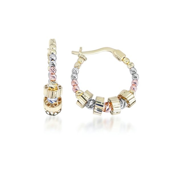 Kalemli Top Top Halka Küpe