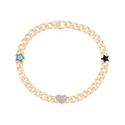 Kalp Yıldız Çiçek Gurmet Bileklik