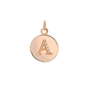 Letters Vintage Harf Altın Charm