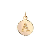 Letters Vintage Harf Altın Charm