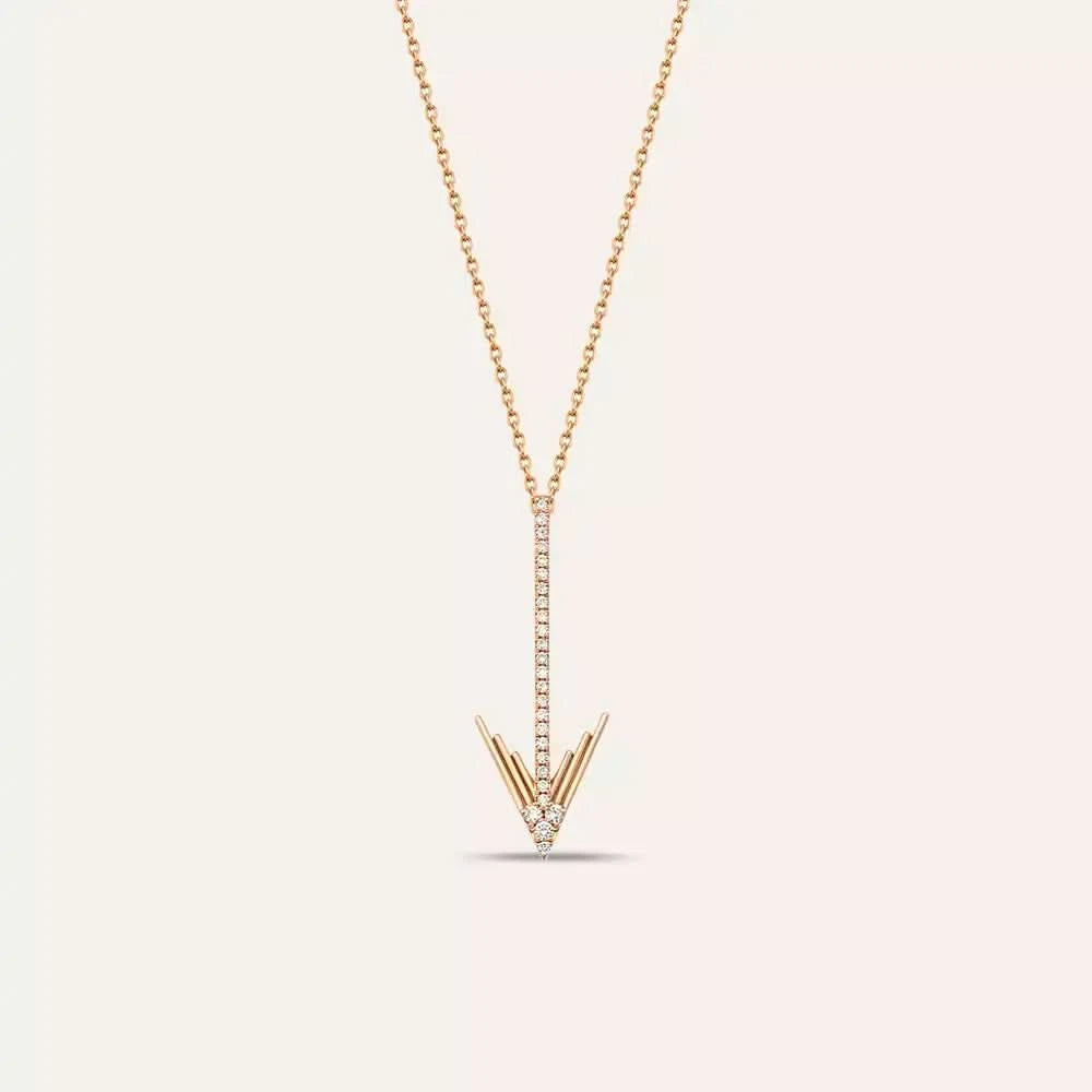 Levy Pırlanta Taşlı Kolye