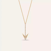 Levy Pırlanta Taşlı Kolye