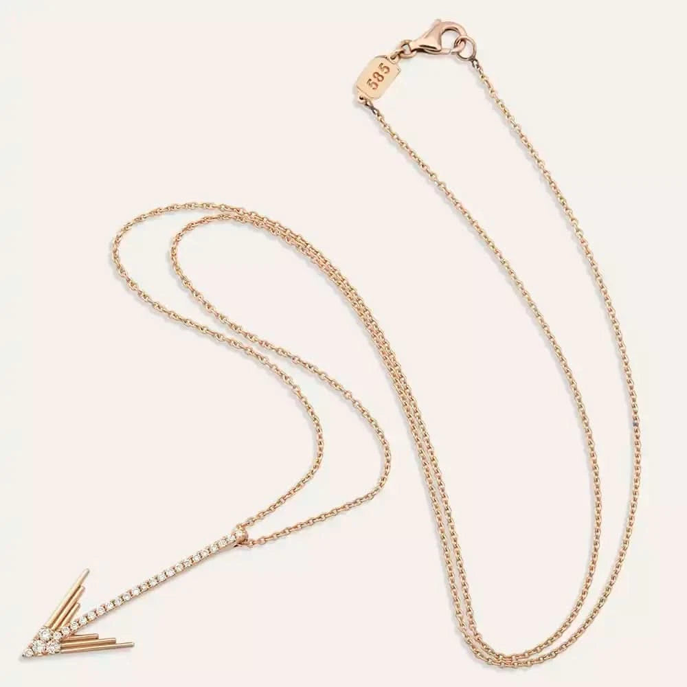 Levy Pırlanta Taşlı Kolye