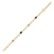 Mineli Renkli Taşlı Gurmet Bileklik