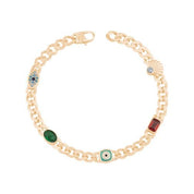 Mineli Renkli Taşlı Gurmet Bileklik