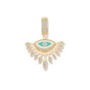 Mineli Taşlı Göz Charm