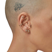 Üçgen Pırlanta Piercing