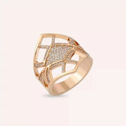 Nostalgia 0.48 CT Pırlanta Taşlı Rose Altın Yüzük