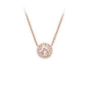 Özel Tasarım Pırlanta & Morganite Kolye