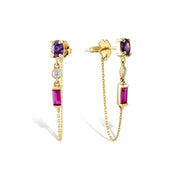 Siena Mini Baget Altın Küpe